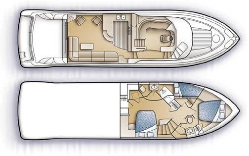 2001 Carver 57 Voyager